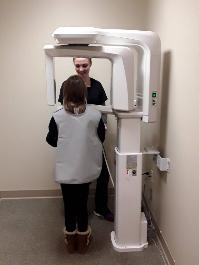 X-ray maching at Kiesel & Maye Dental Associates in Quakertown, PA