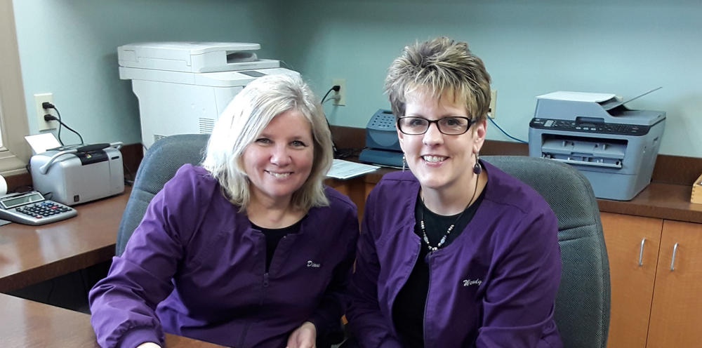 office staff at Kiesel & Maye Dental Associates in Quakertown, PA
