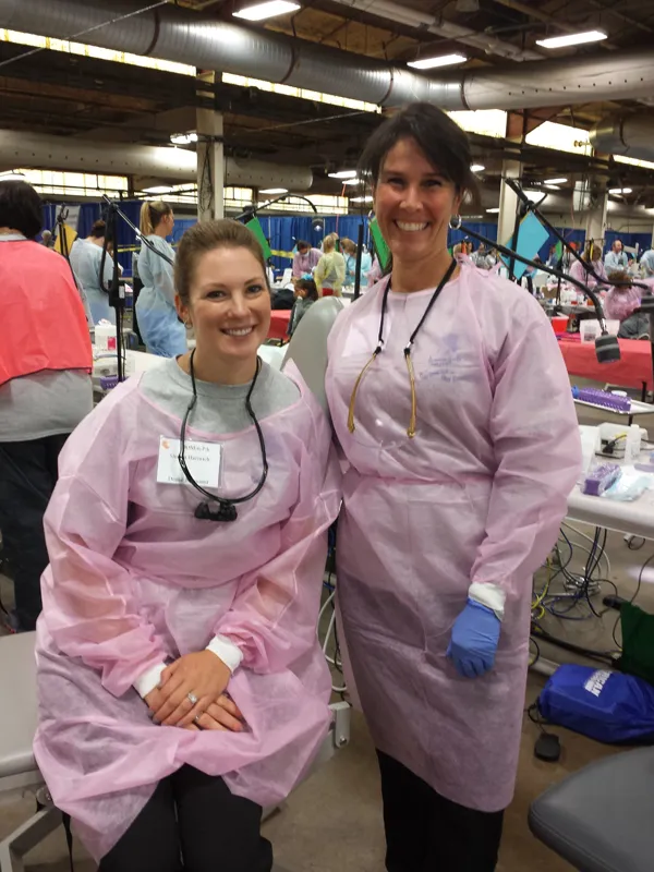 {PRACTICE_NAME} at Dental Missions of Mercy dental outreach in Pennsylvania