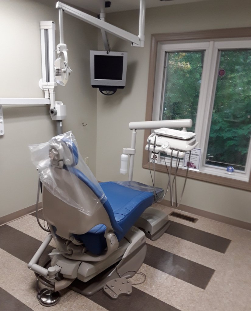 Dental examination room in Quakertown, PA